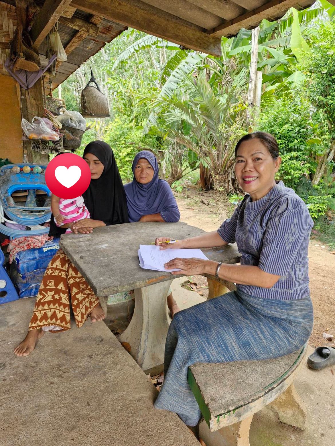 พช.ท่าแพ ติดตามเยี่ยมครัวเรือนเป้าหมายที่ได้รับทุนอุปการะเด็กชนบท กองทุนพัฒนาเด็กชนบทฯ ประจำปี 2568